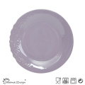 Hot Sale Embossed and Elegant Colorful Salad Plate